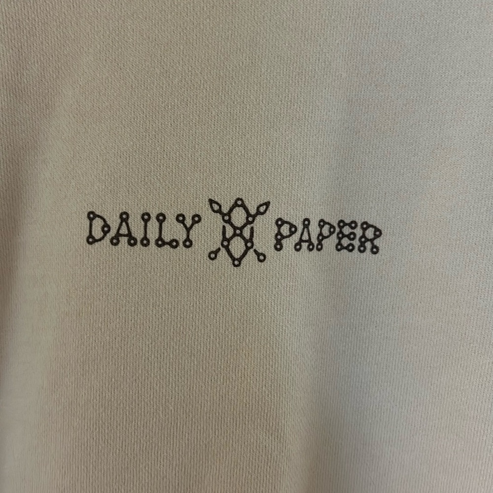 Daily Paper Birch White Sweater NWT